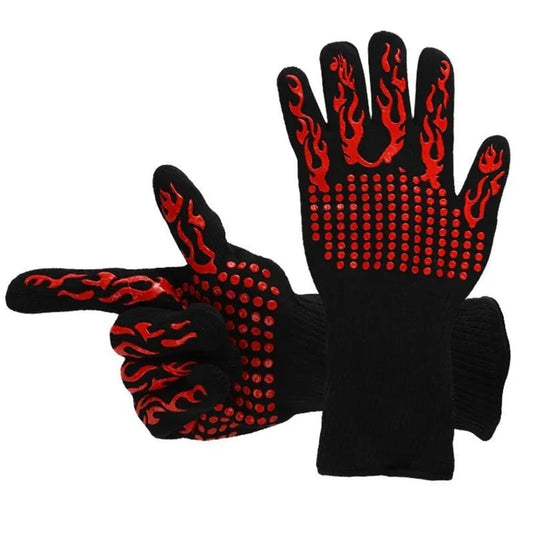 Gants de Cuisine Prestige – Silicone Ignifugé Haut de Gamme